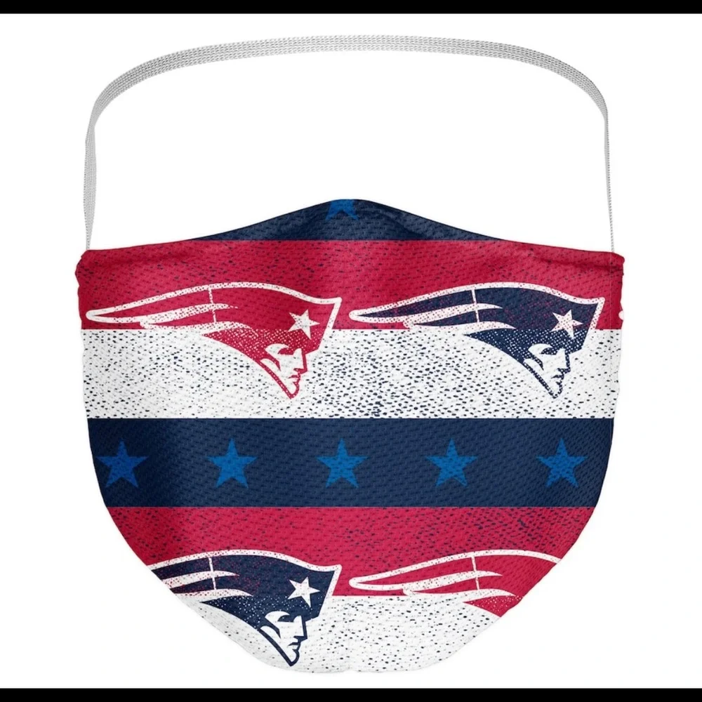 NWT New England Patriots 3 Pack Face Mask 485